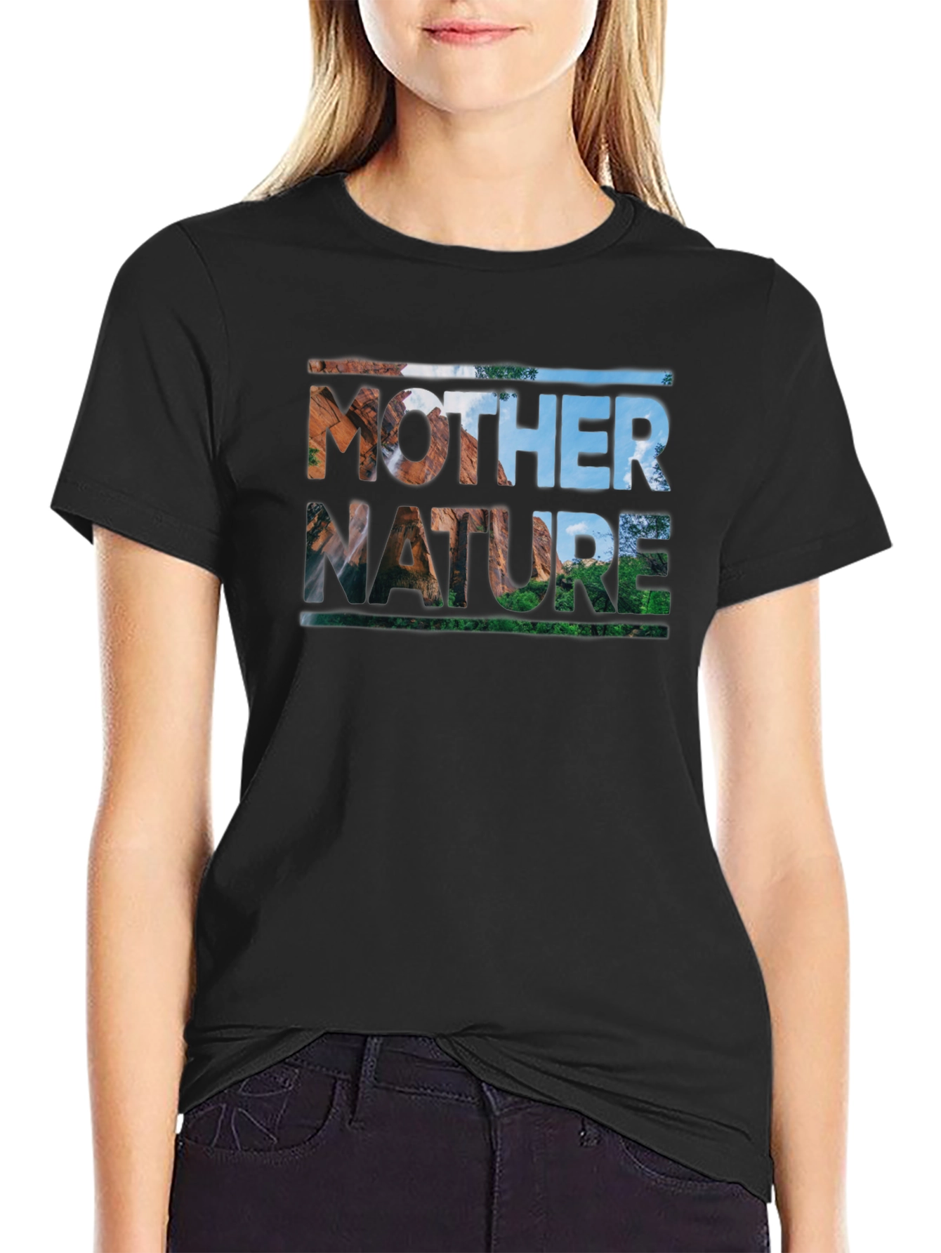Mother Nature T-Shirt - Black Graphic Tee