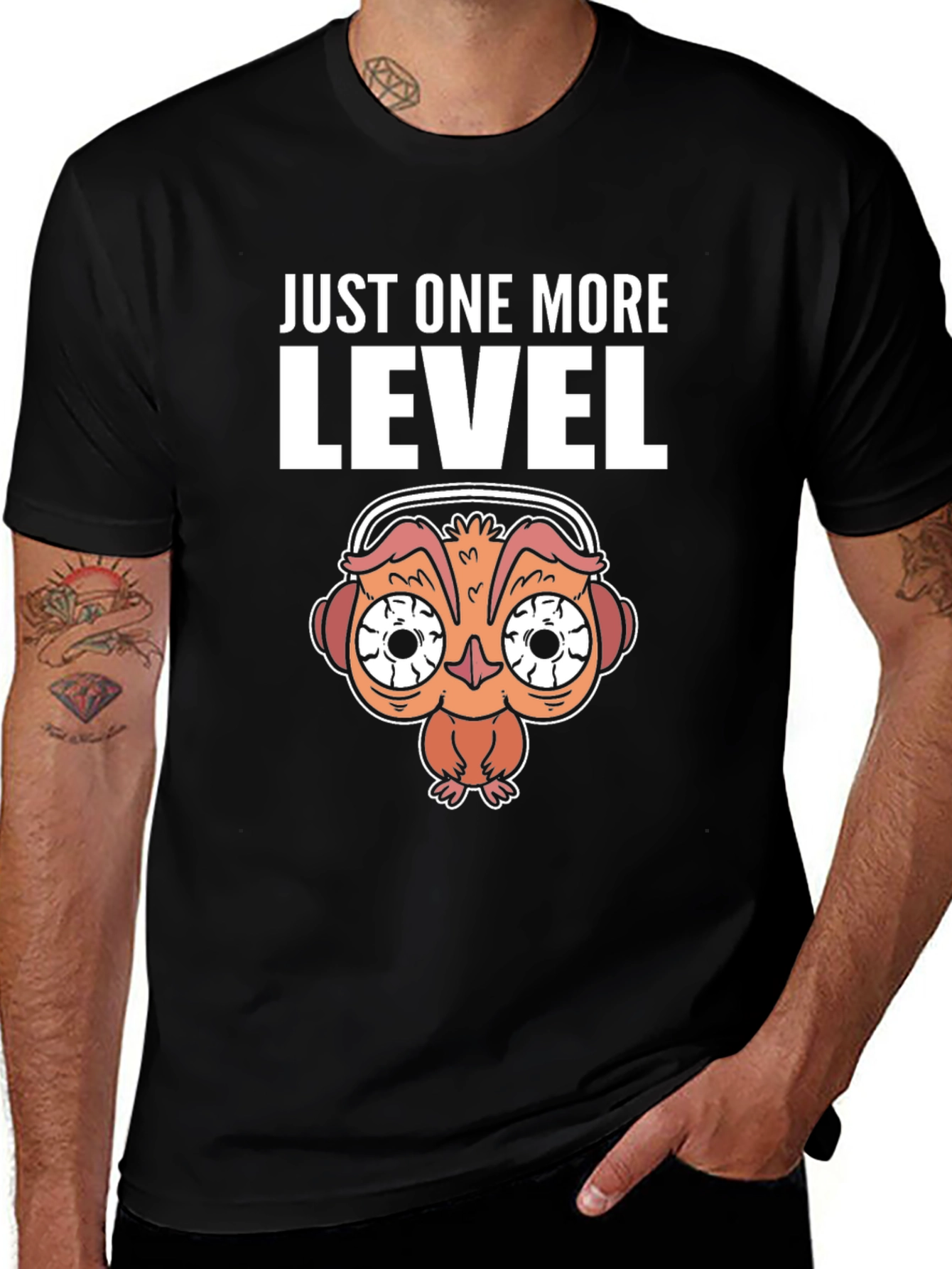 Just One More Level Black T-Shirt