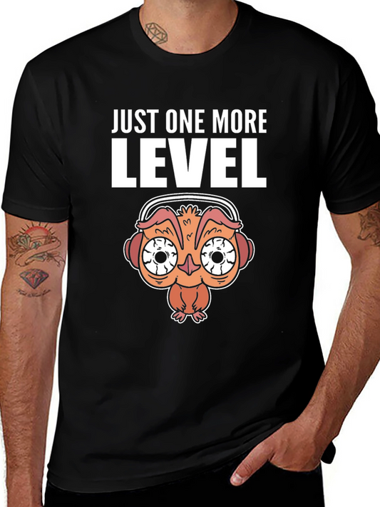 Just One More Level Black T-Shirt