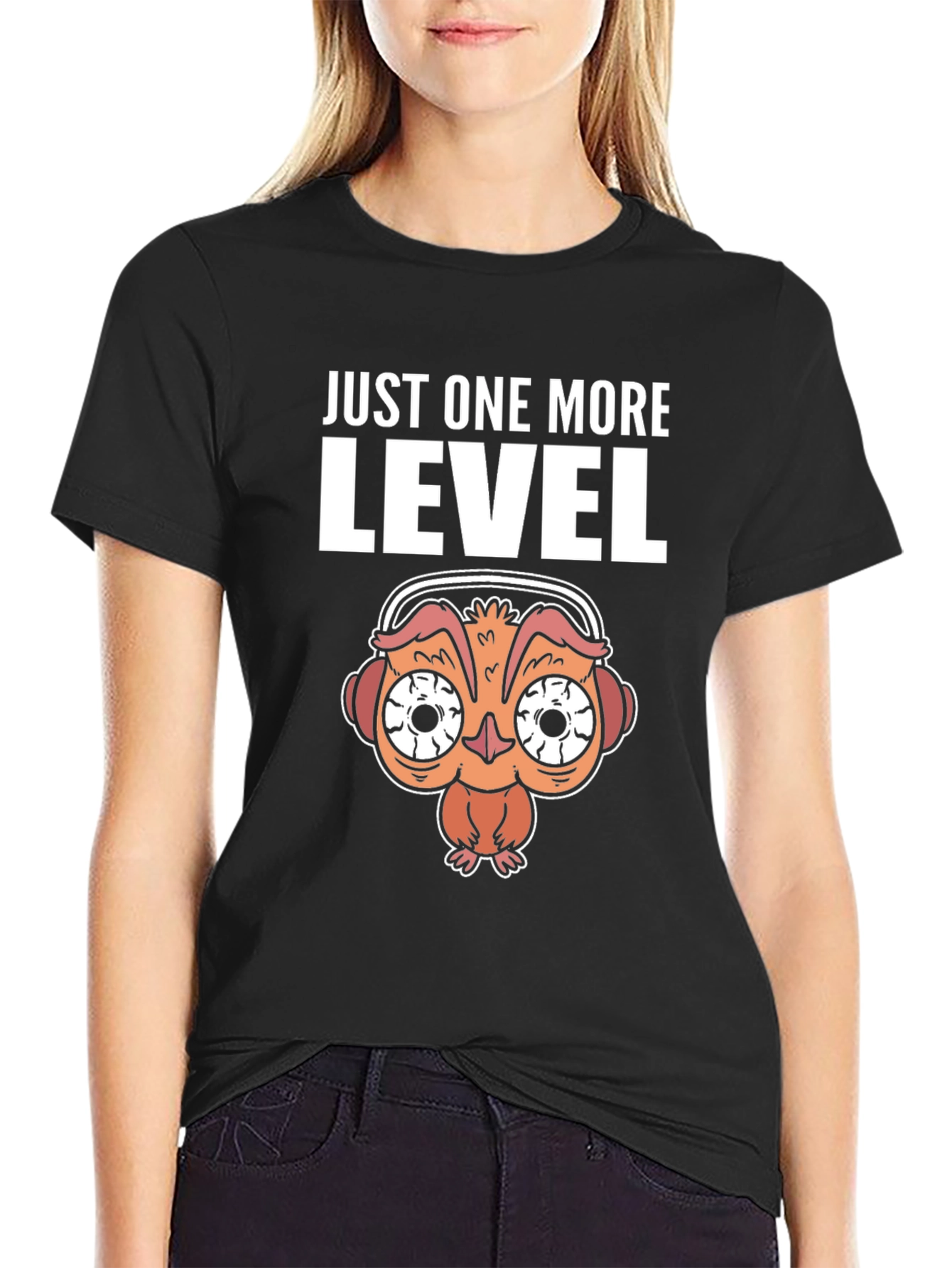 Just One More Level Black T-Shirt