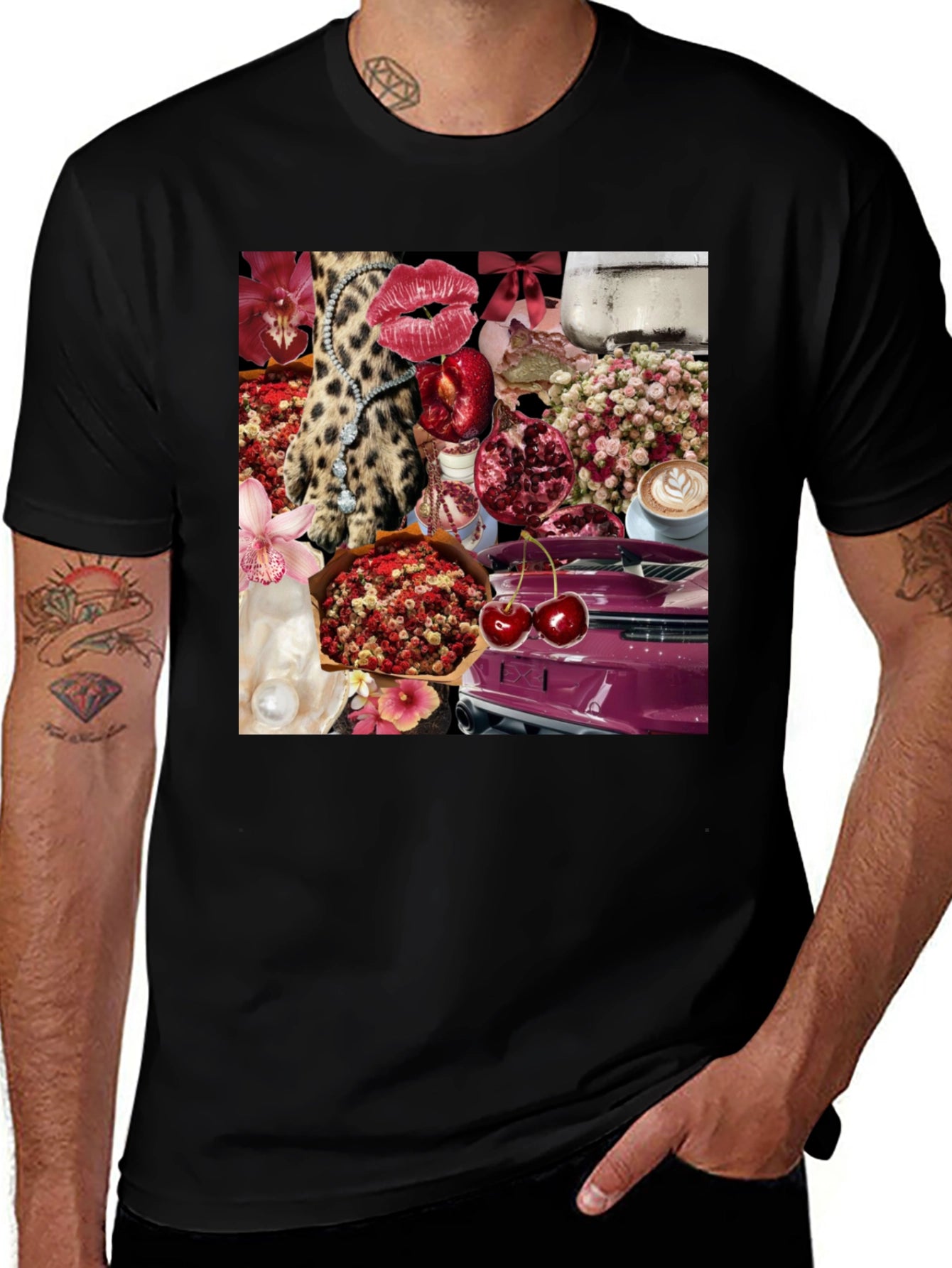 Unique Collage T-Shirt