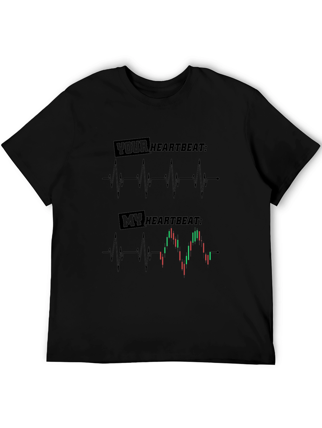 Trader Heartbeat Graphic T-Shirt