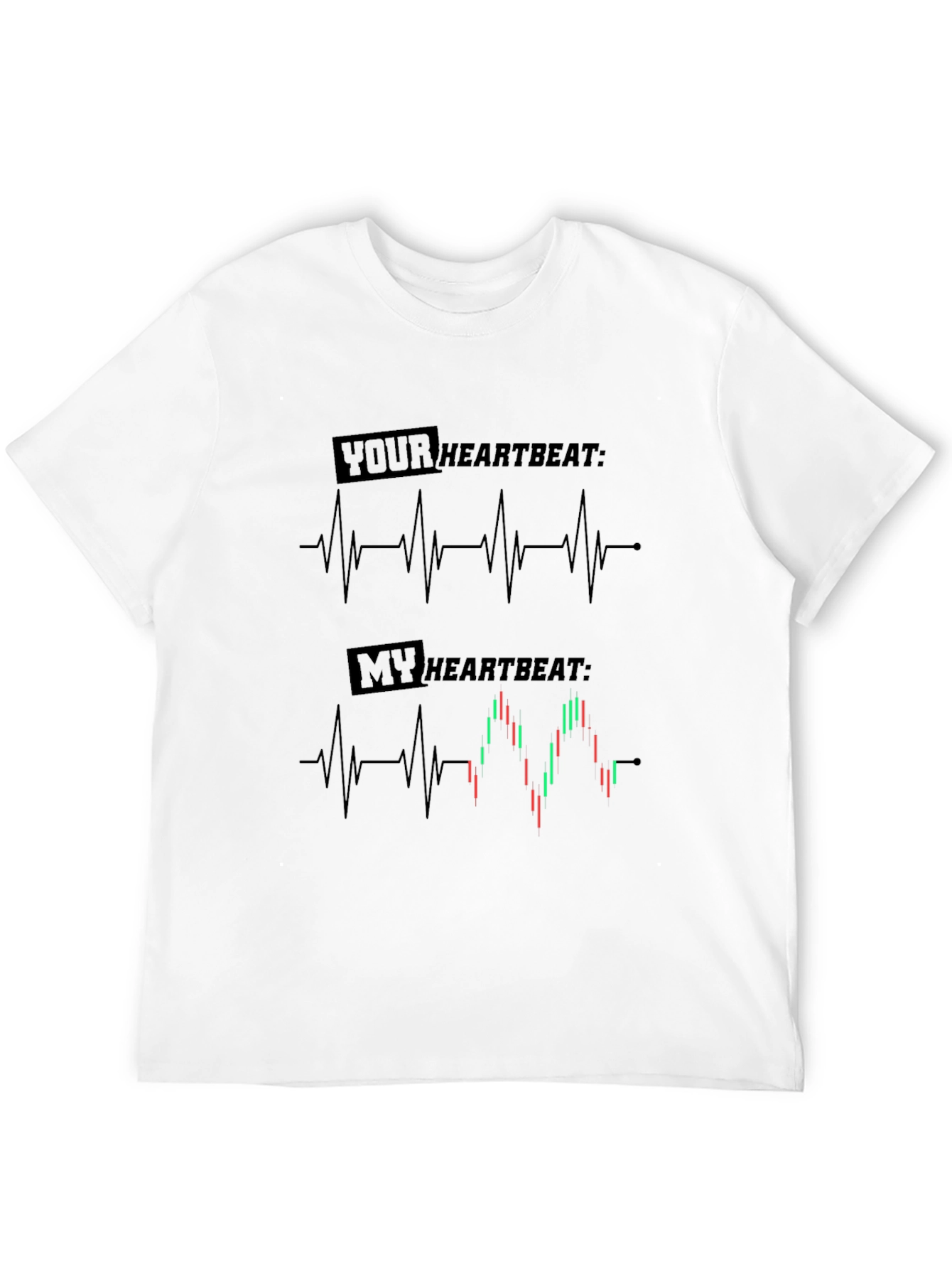 Trader Heartbeat Graphic T-Shirt