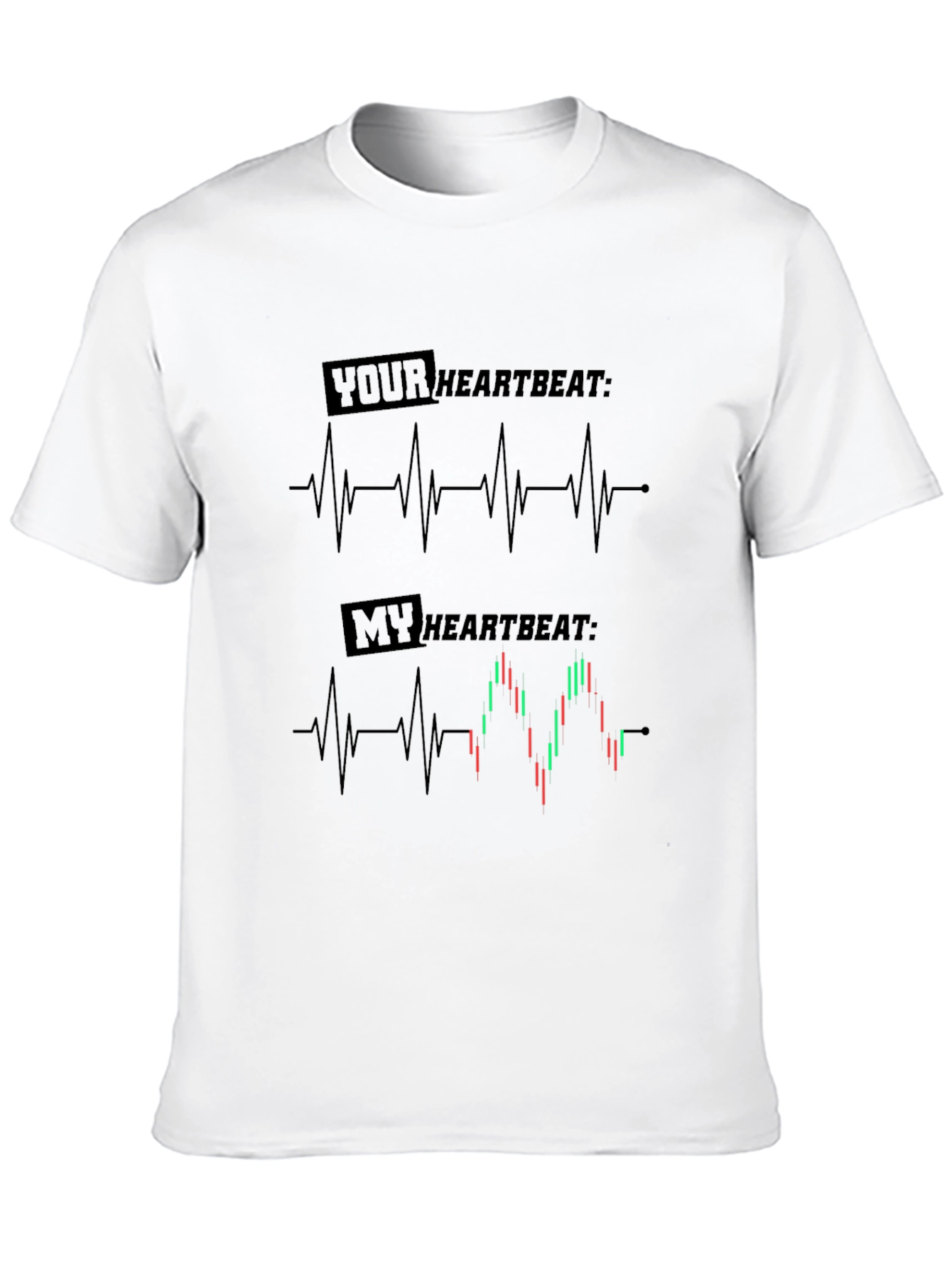 Trader Heartbeat Graphic T-Shirt