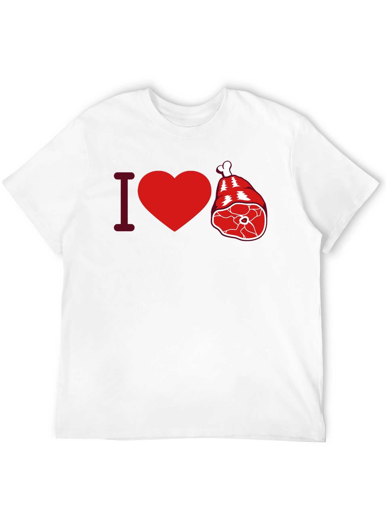 I Love Ham T-Shirt - Funny Meat Lover Tee
