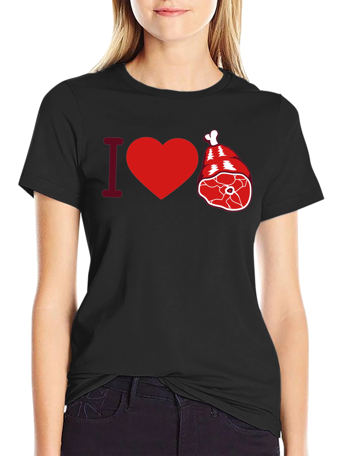 I Love Ham T-Shirt - Funny Meat Lover Tee