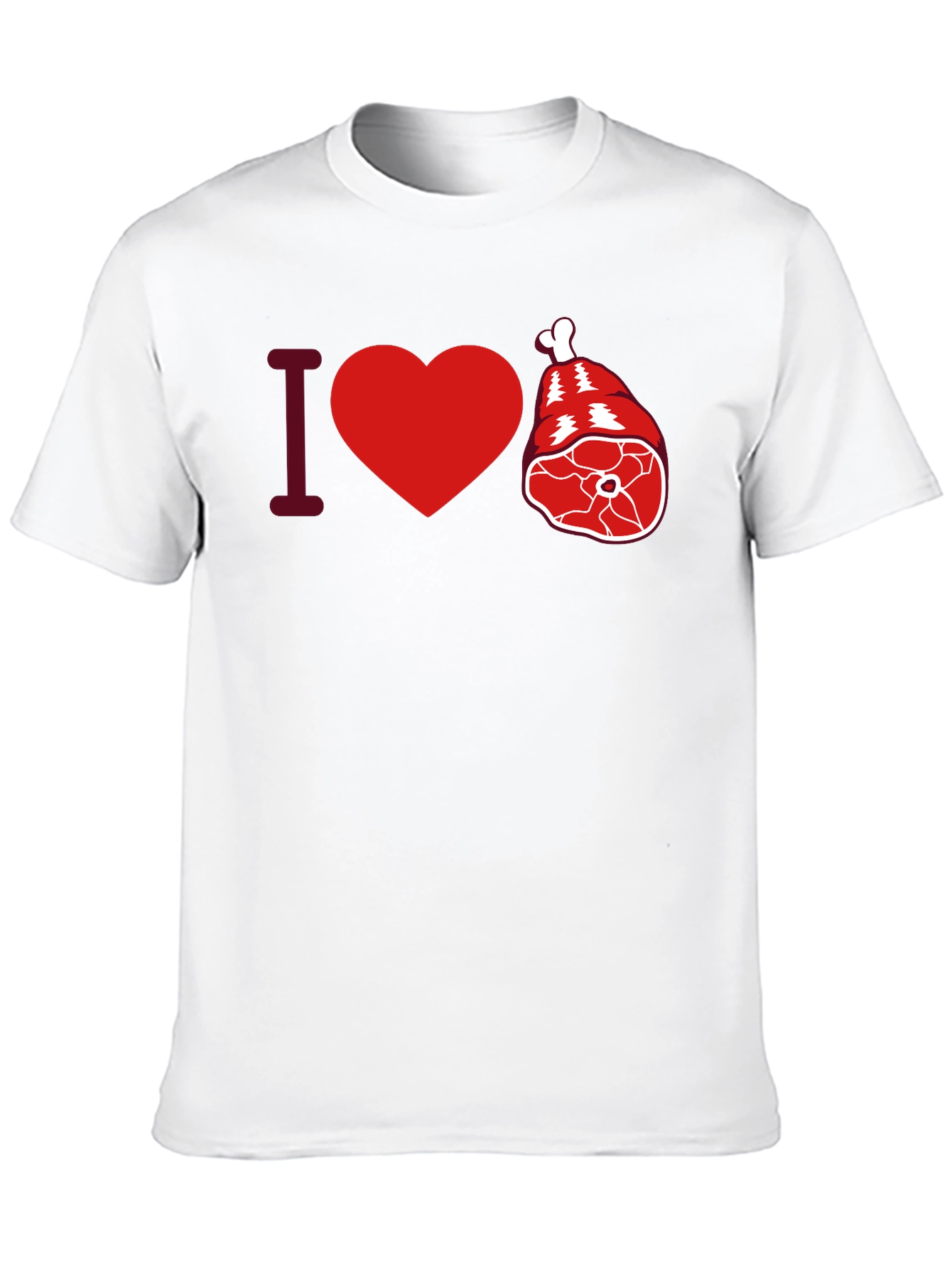 I Love Ham T-Shirt - Funny Meat Lover Tee