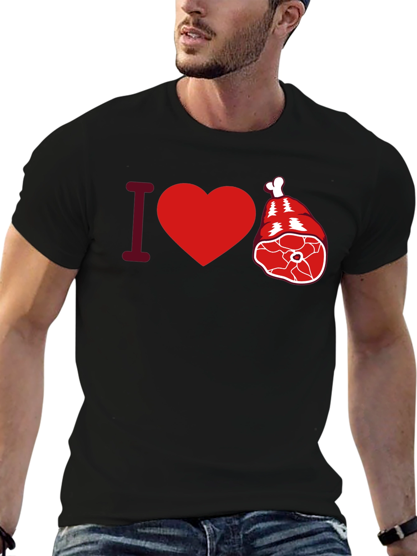 I Love Ham T-Shirt - Funny Meat Lover Tee