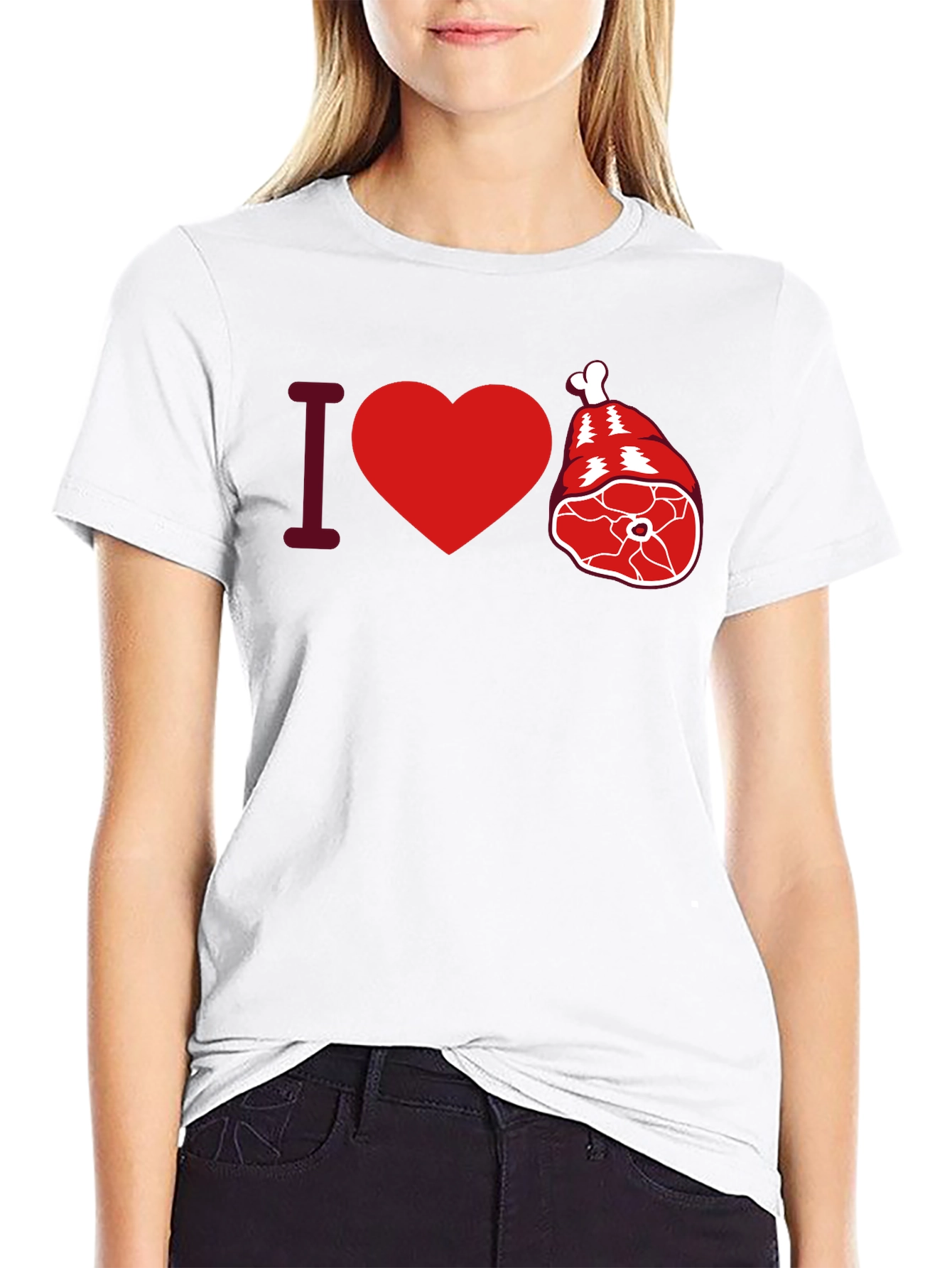 I Love Ham T-Shirt - Funny Meat Lover Tee