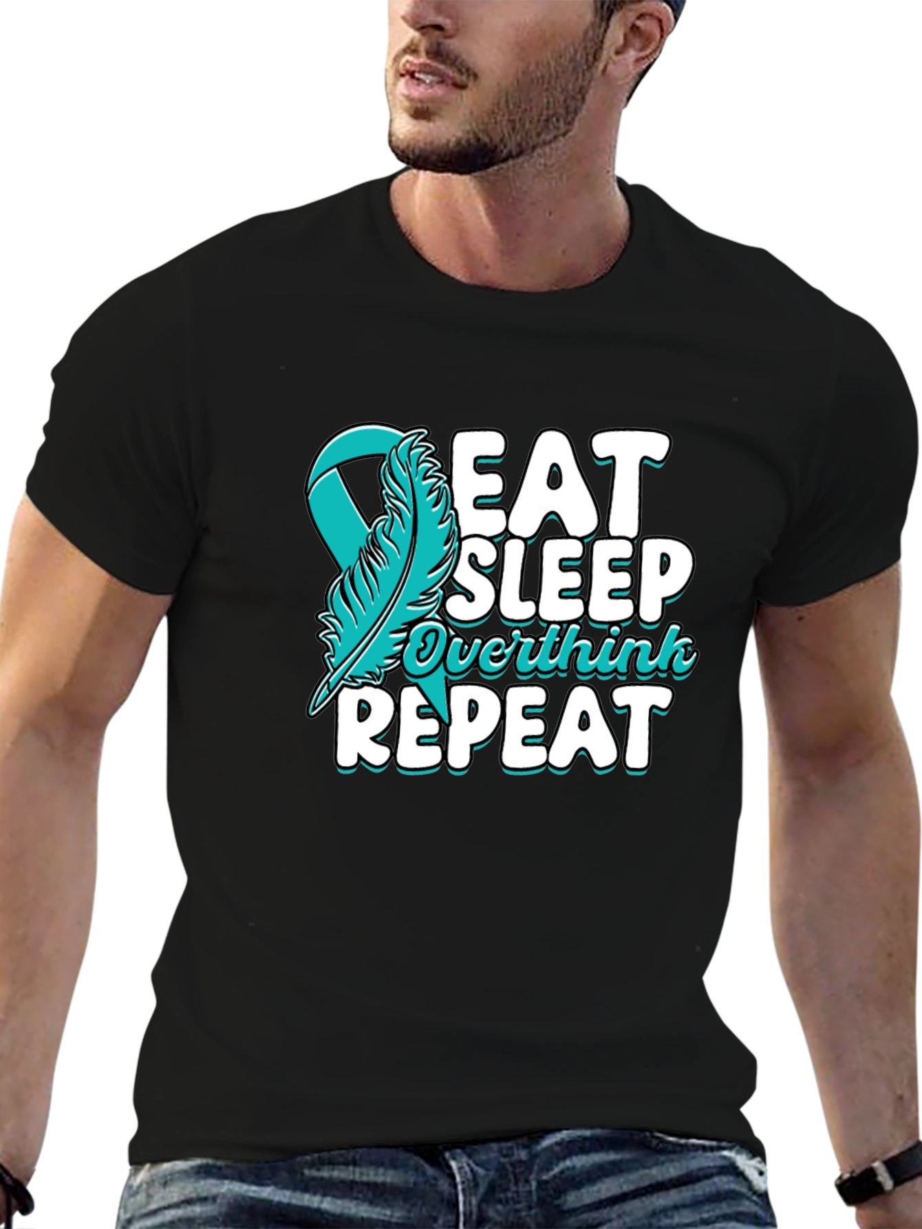 Eat Sleep Overthink Repeat T-Shirt