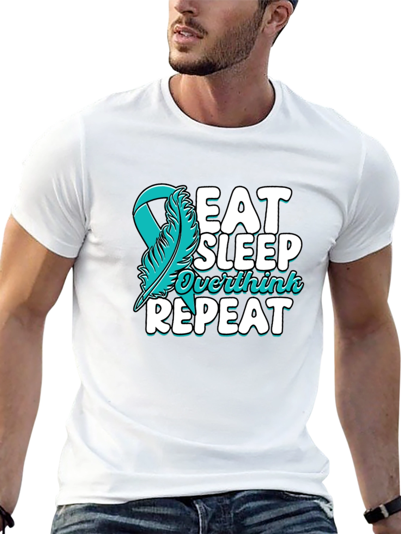 Eat Sleep Overthink Repeat T-Shirt