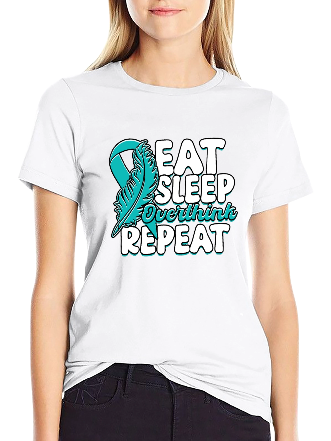 Eat Sleep Overthink Repeat T-Shirt