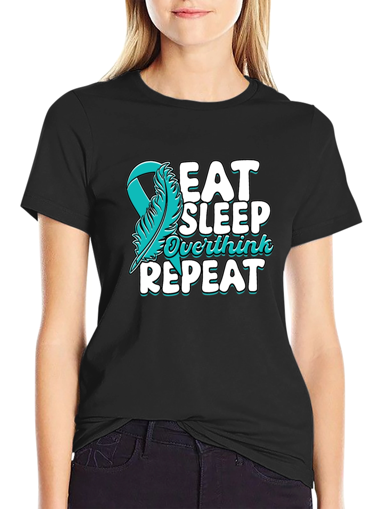 Eat Sleep Overthink Repeat T-Shirt