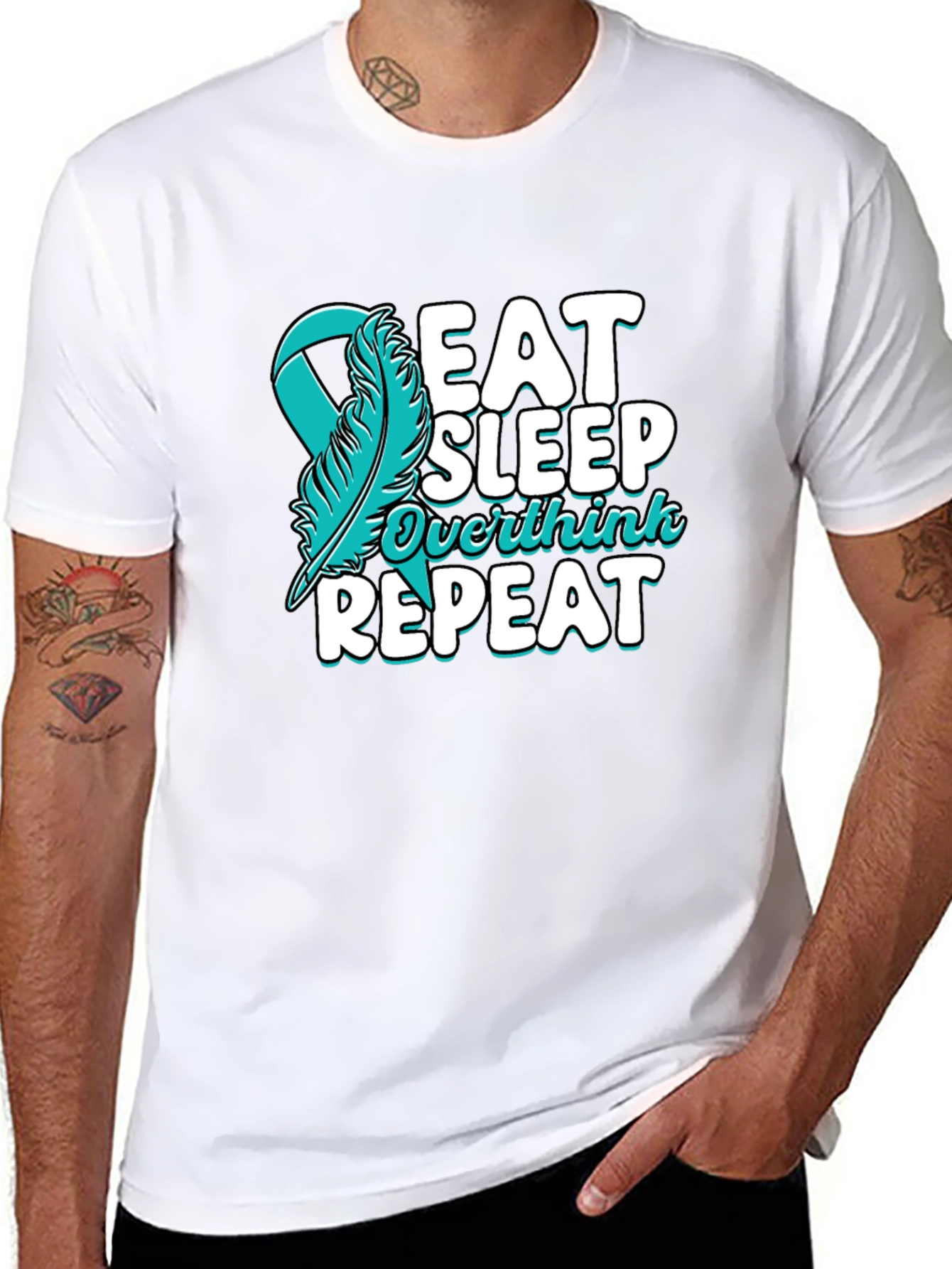 Eat Sleep Overthink Repeat T-Shirt