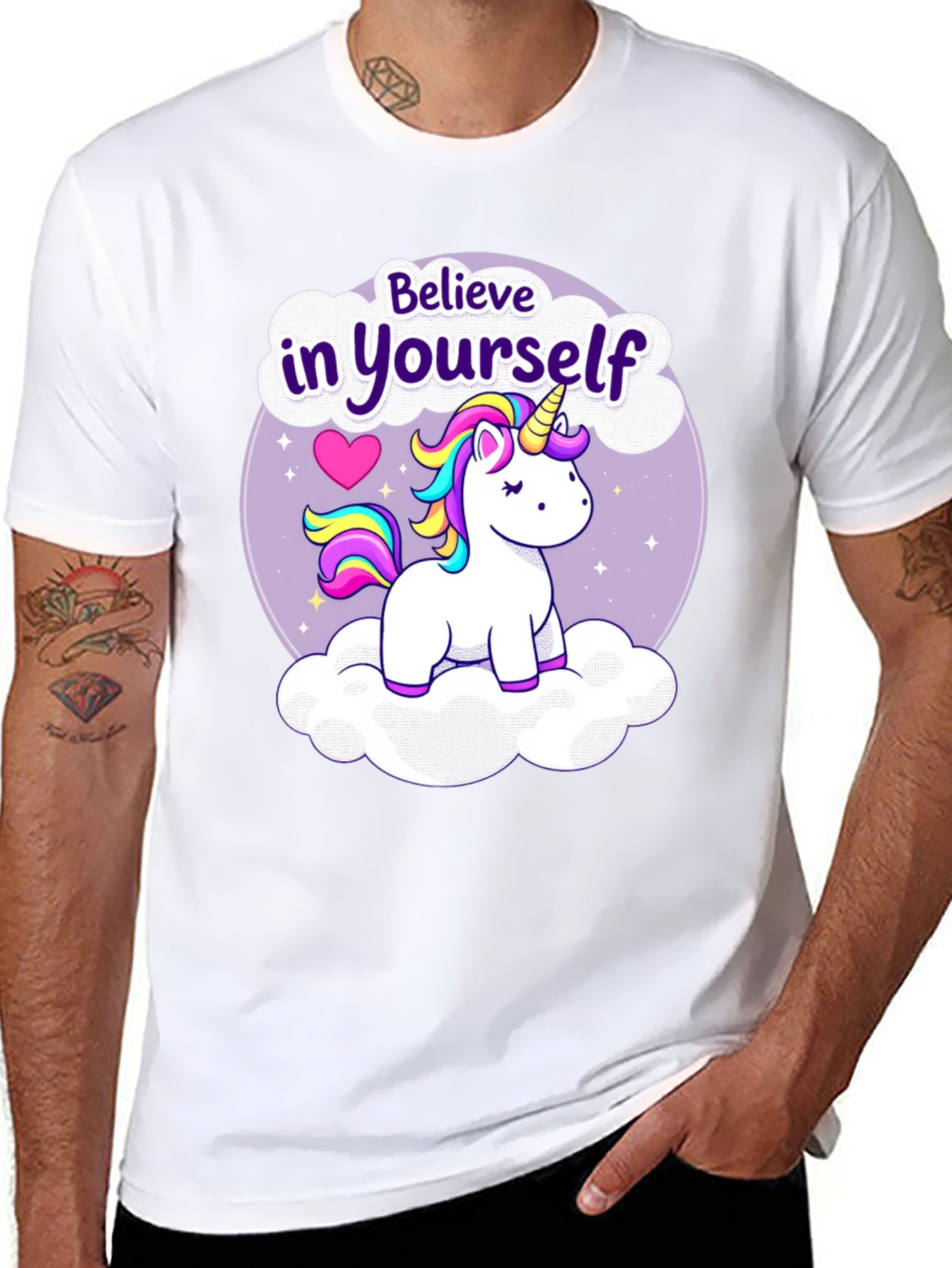 Believe in Yourself Unicorn T-Shirt