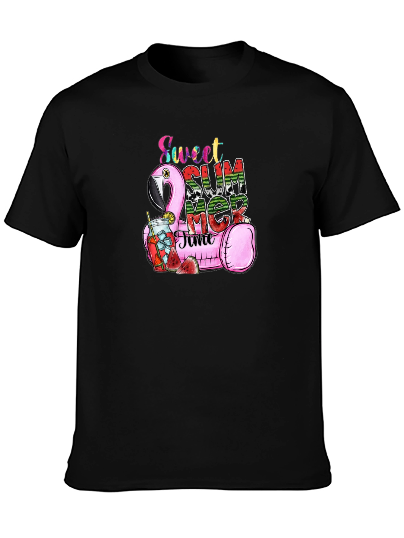 Sweet Summer Time Flamingo T-Shirt