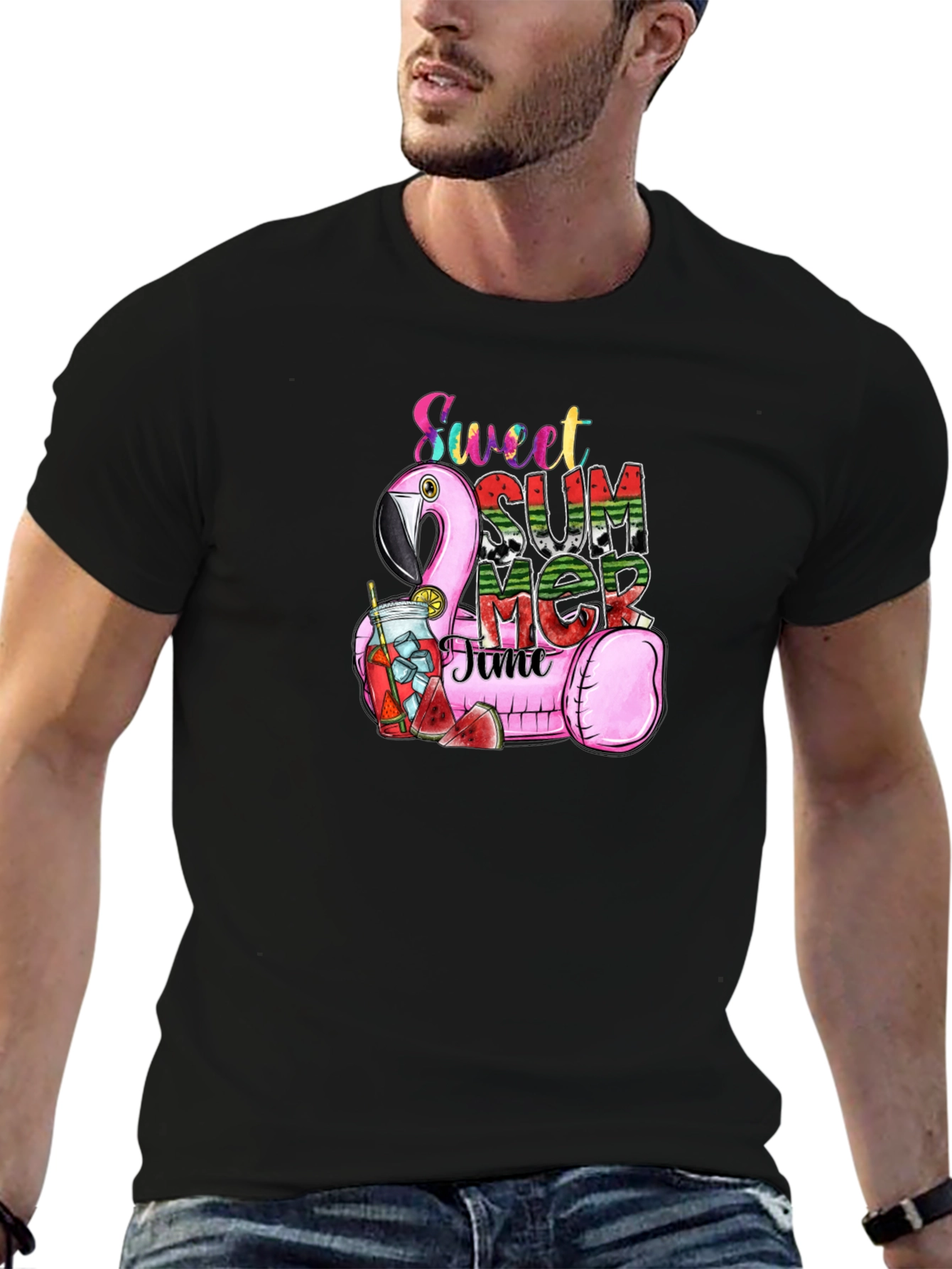 Sweet Summer Time Flamingo T-Shirt