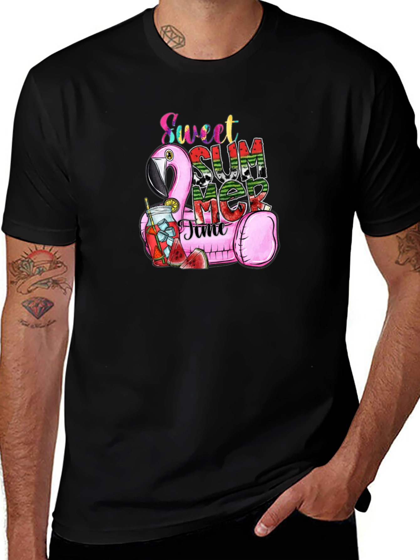 Sweet Summer Time Flamingo T-Shirt