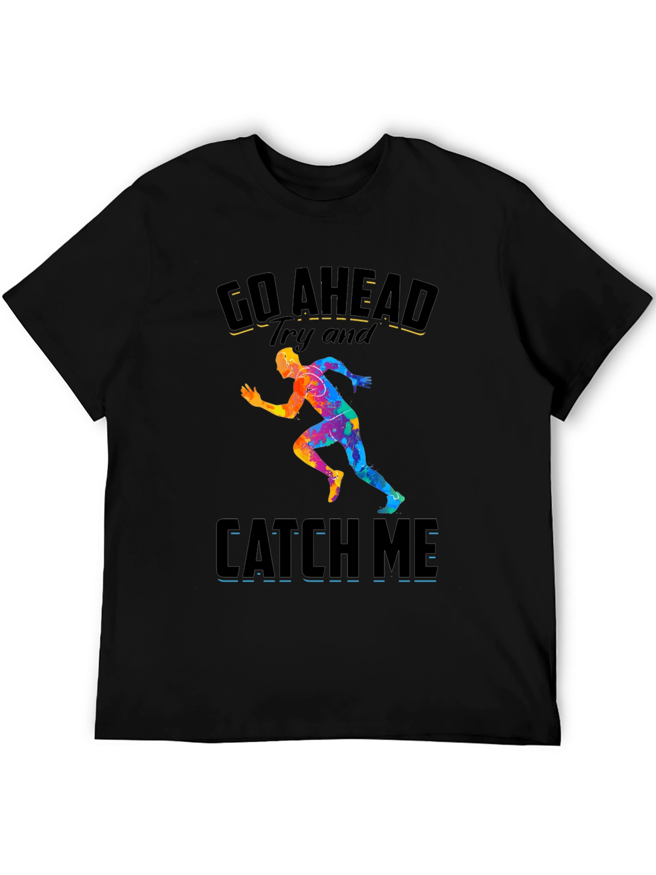 Go Ahead Catch Me Runner Graphic Tee