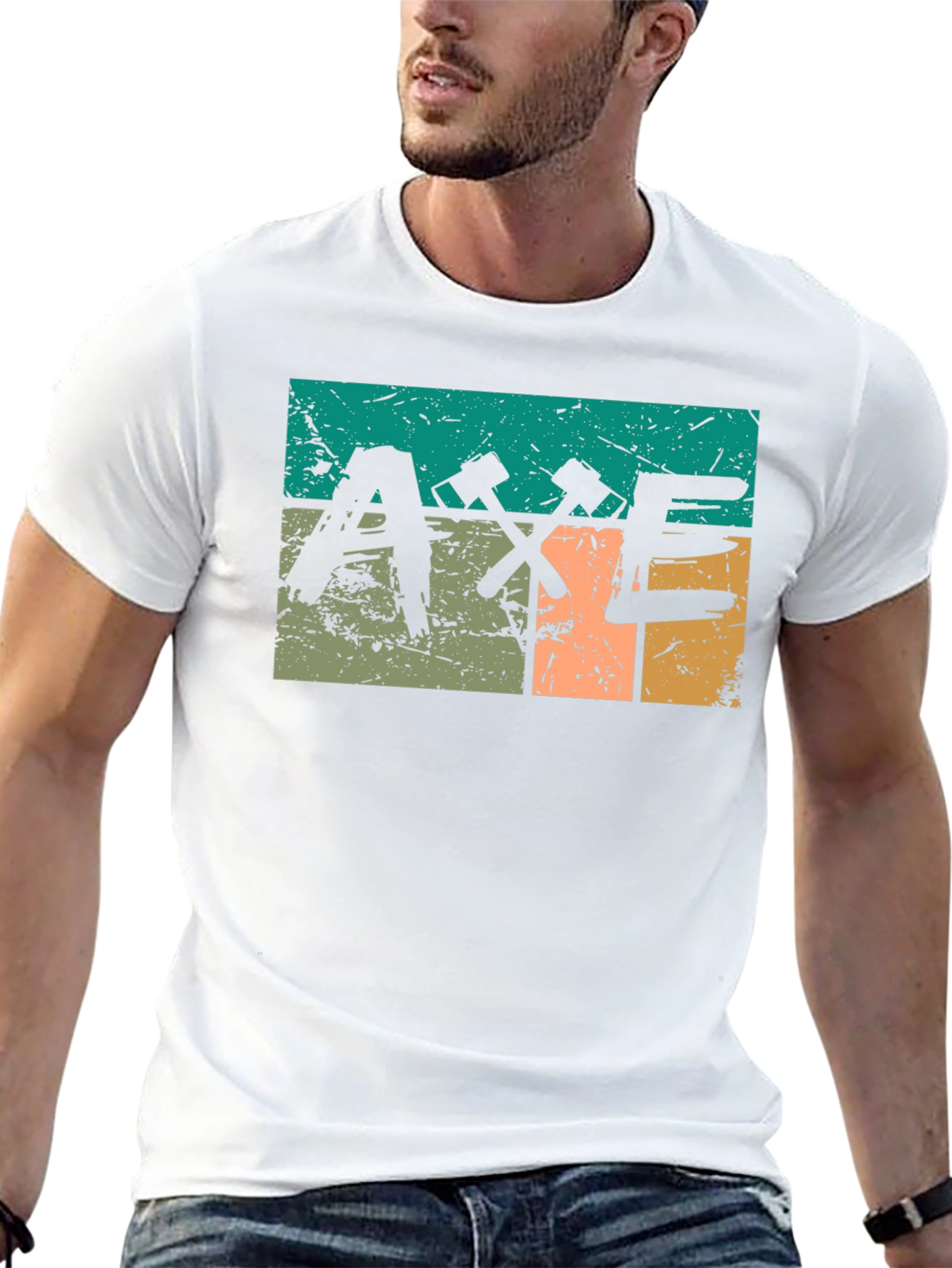 Retro Axe T-Shirt - Lumberjack Cool