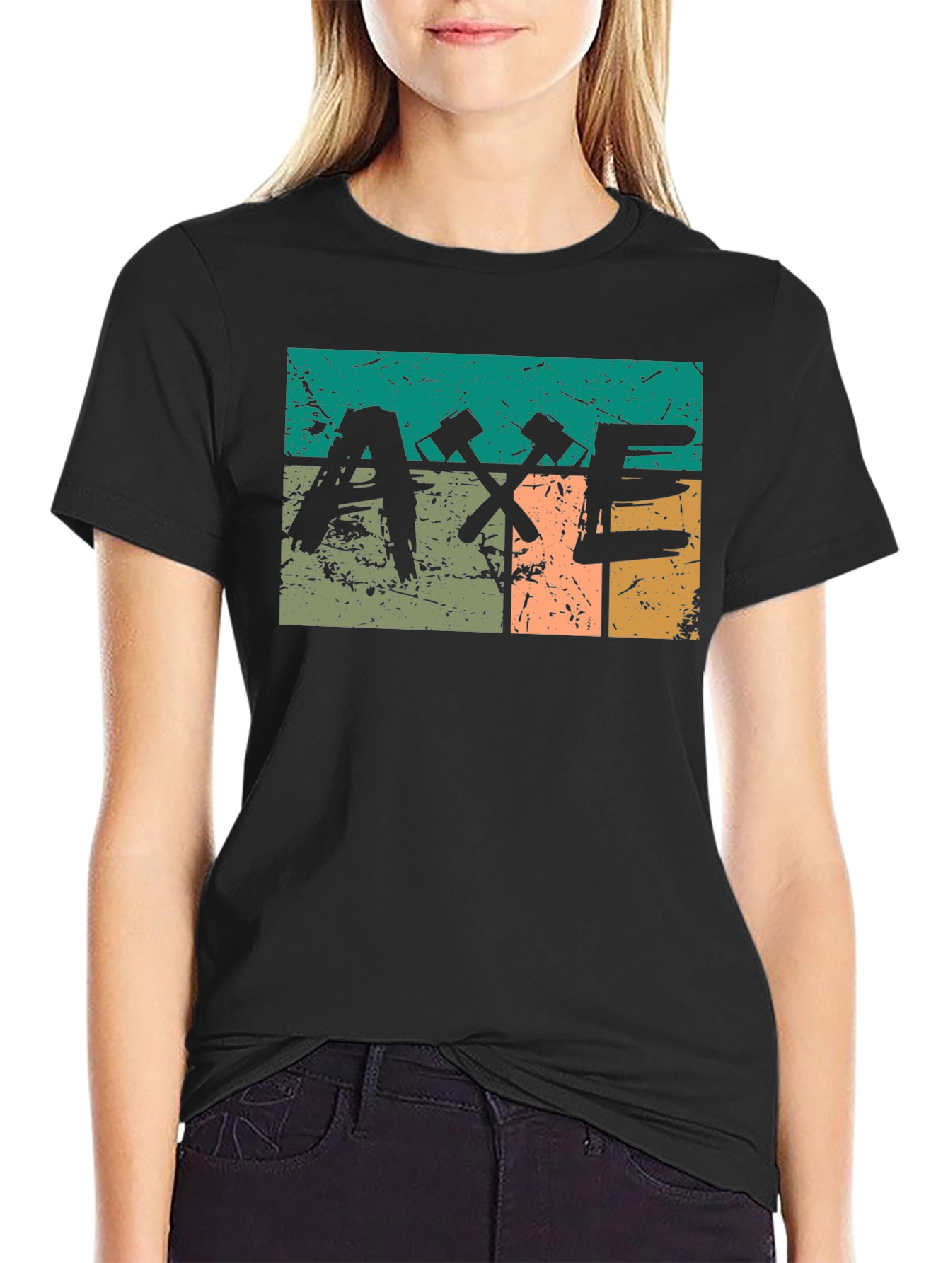 Retro Axe T-Shirt - Lumberjack Cool