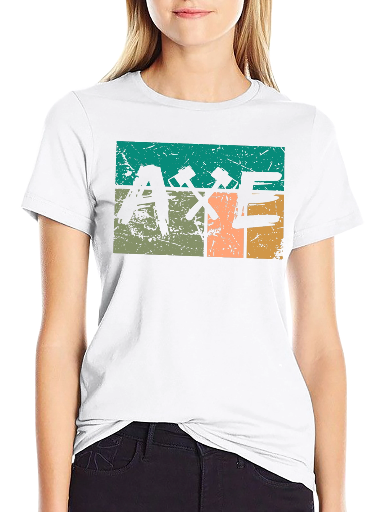 Retro Axe T-Shirt - Lumberjack Cool