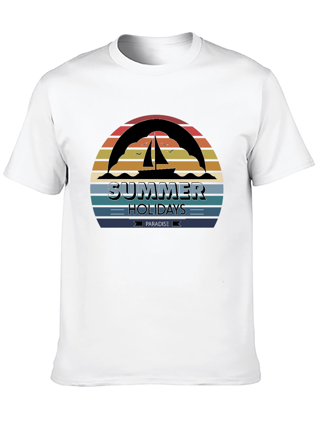 Summer Holidays Paradise Graphic Tee
