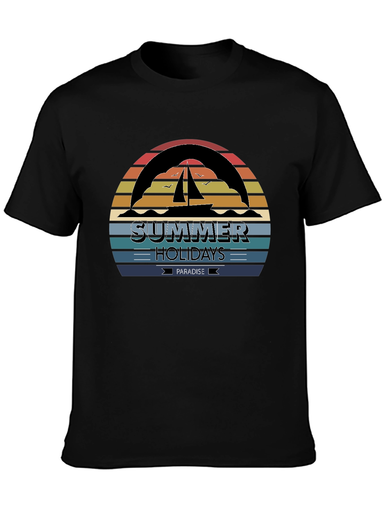 Summer Holidays Paradise Graphic Tee