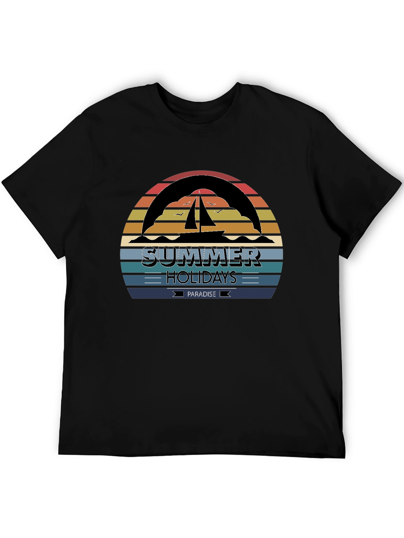 Summer Holidays Paradise Graphic Tee