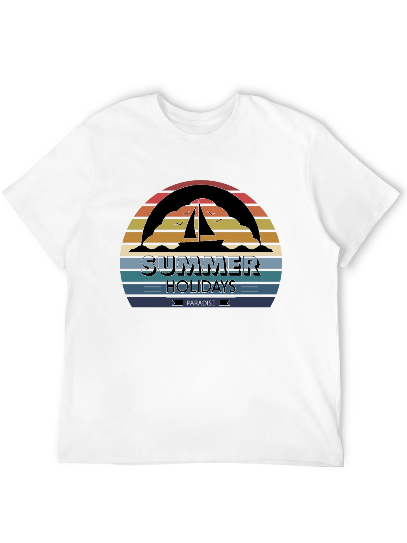 Summer Holidays Paradise Graphic Tee