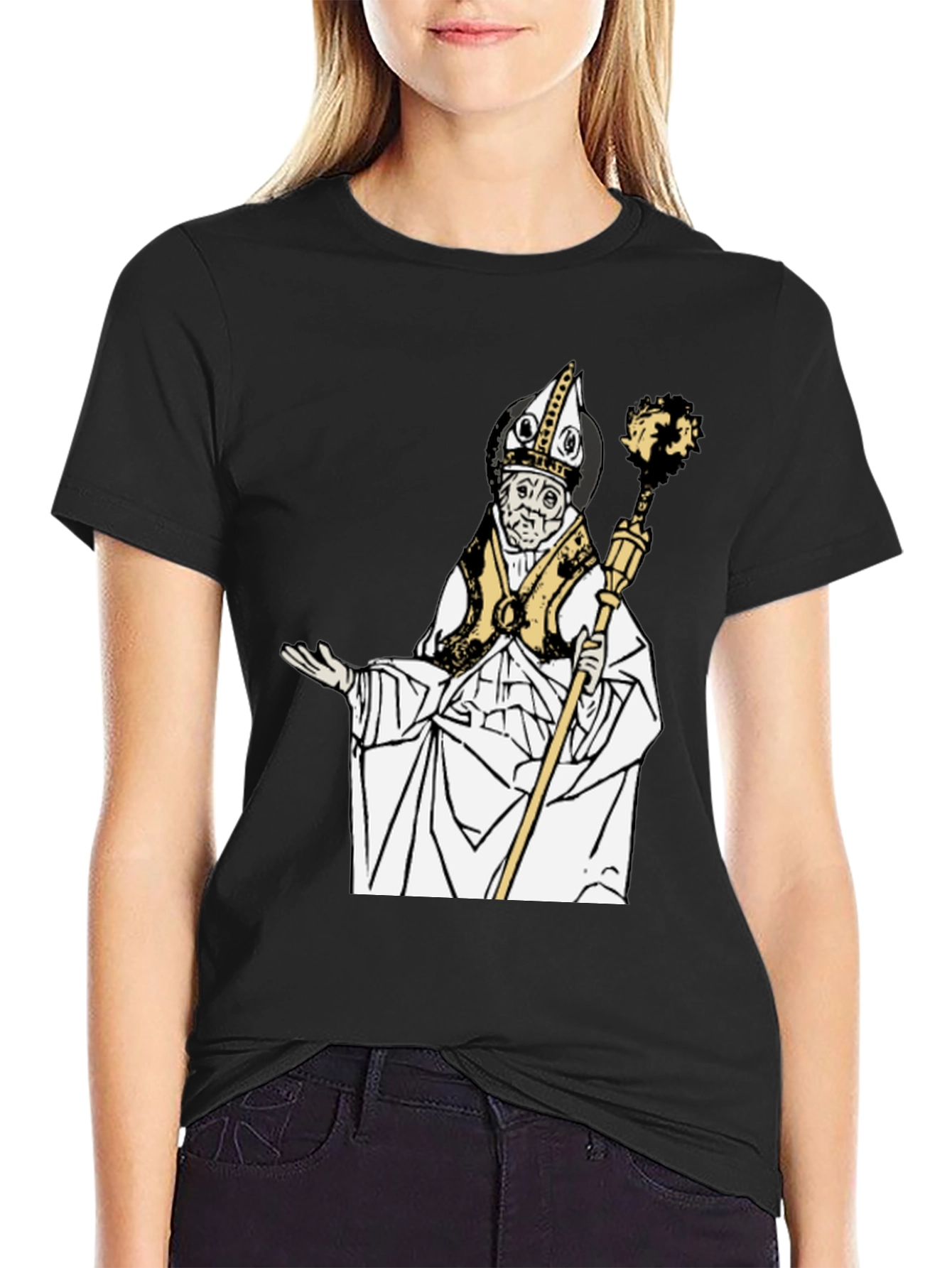 Saint Nicholas Graphic Tee - Classic Black T-Shirt