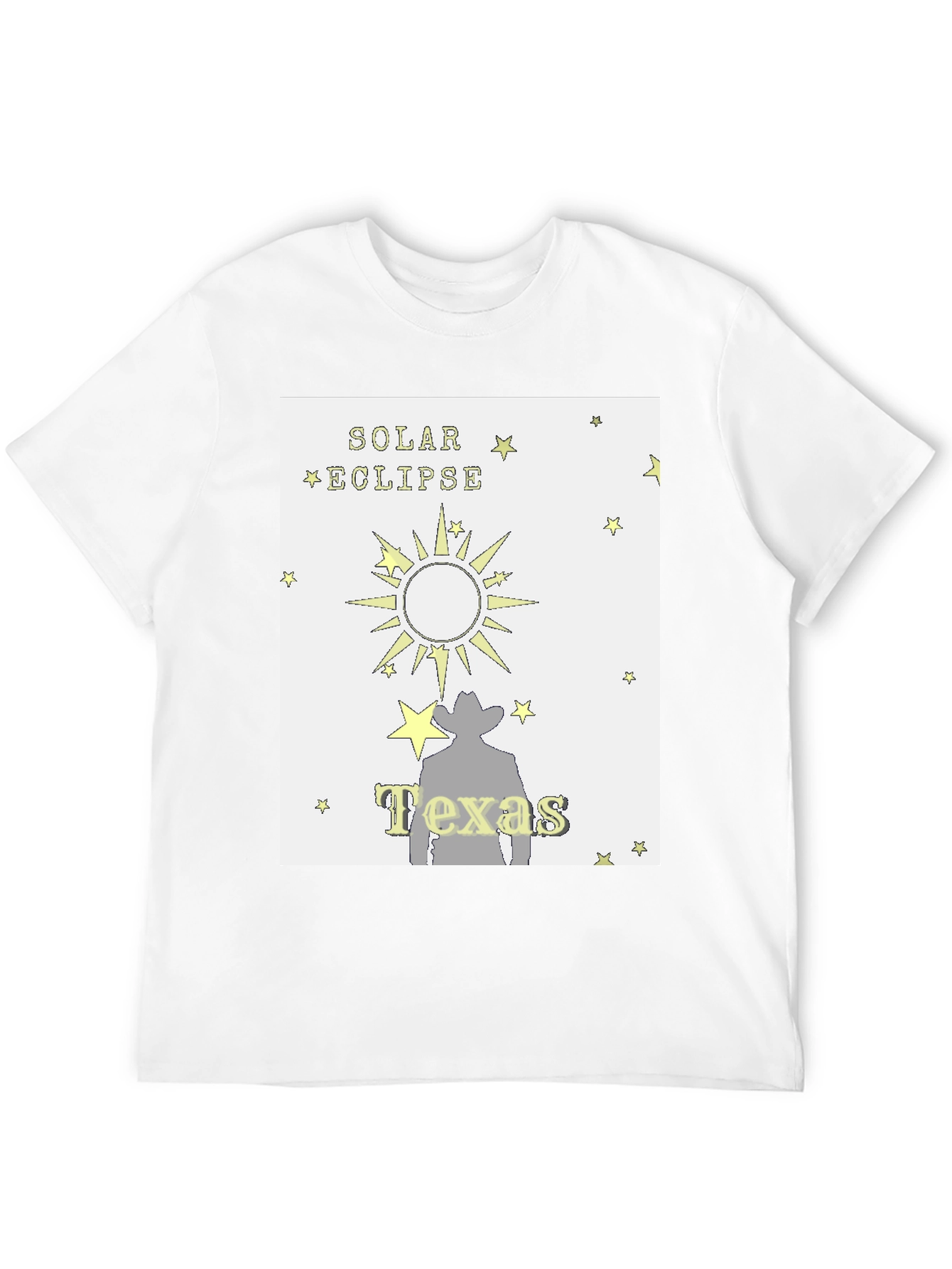 Solar Eclipse Texas Cowboy T-Shirt