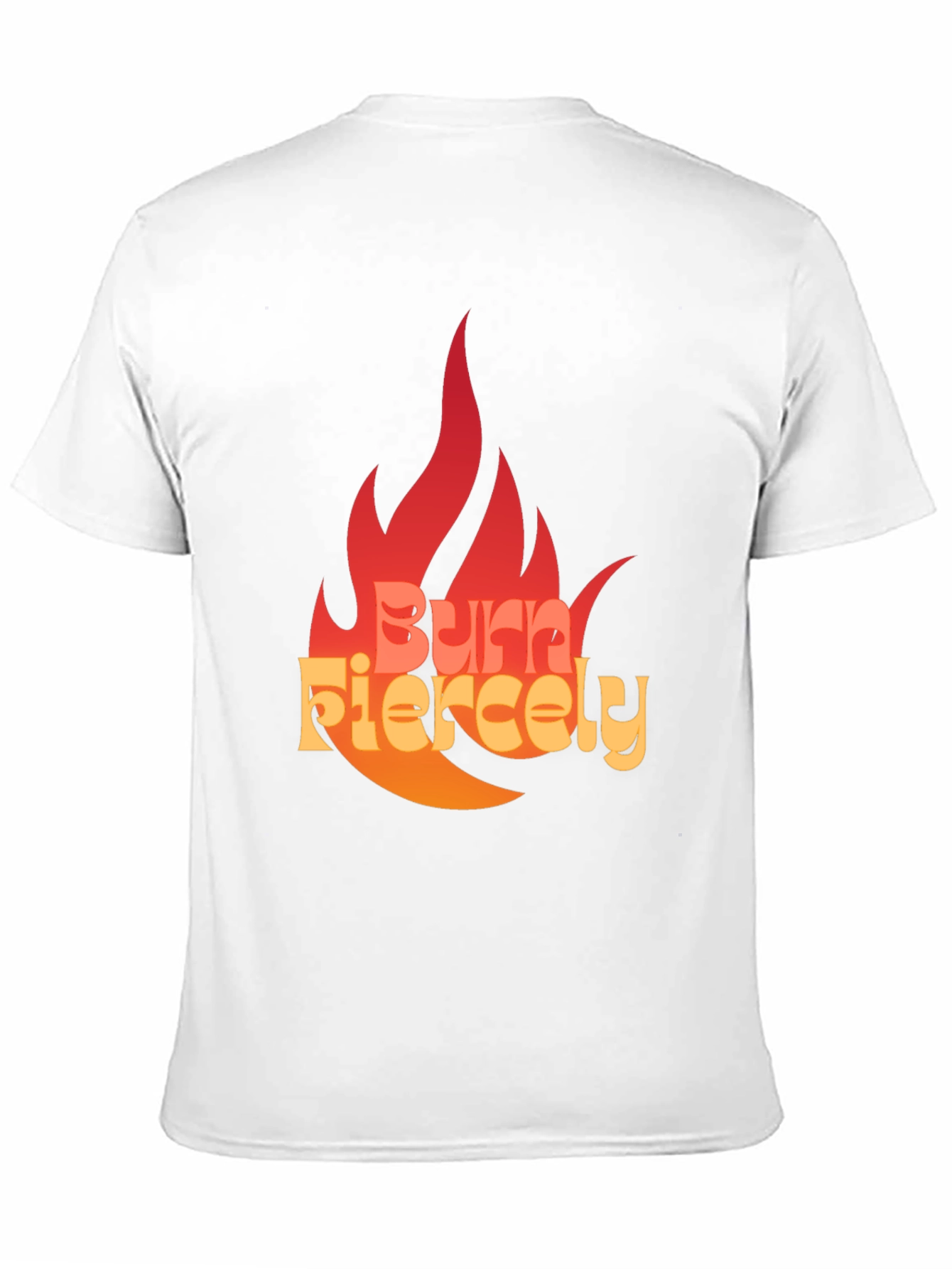 Burn Fiercely Graphic T-Shirt - Bold Statement Tee