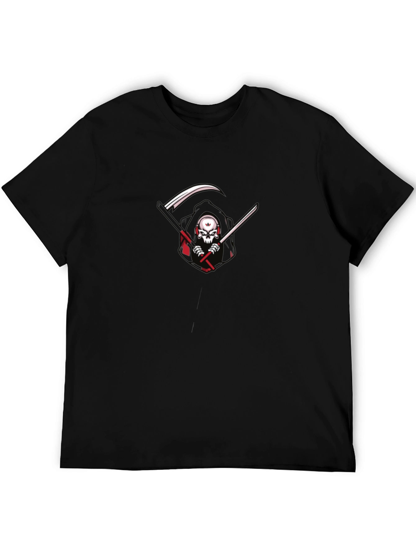 Grim Reaper Graphic Black T-Shirt