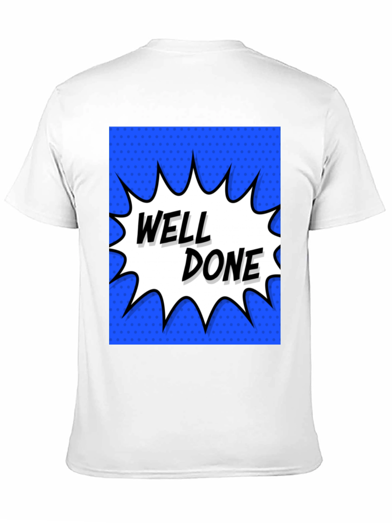 Well Done Comic Style Black Tee