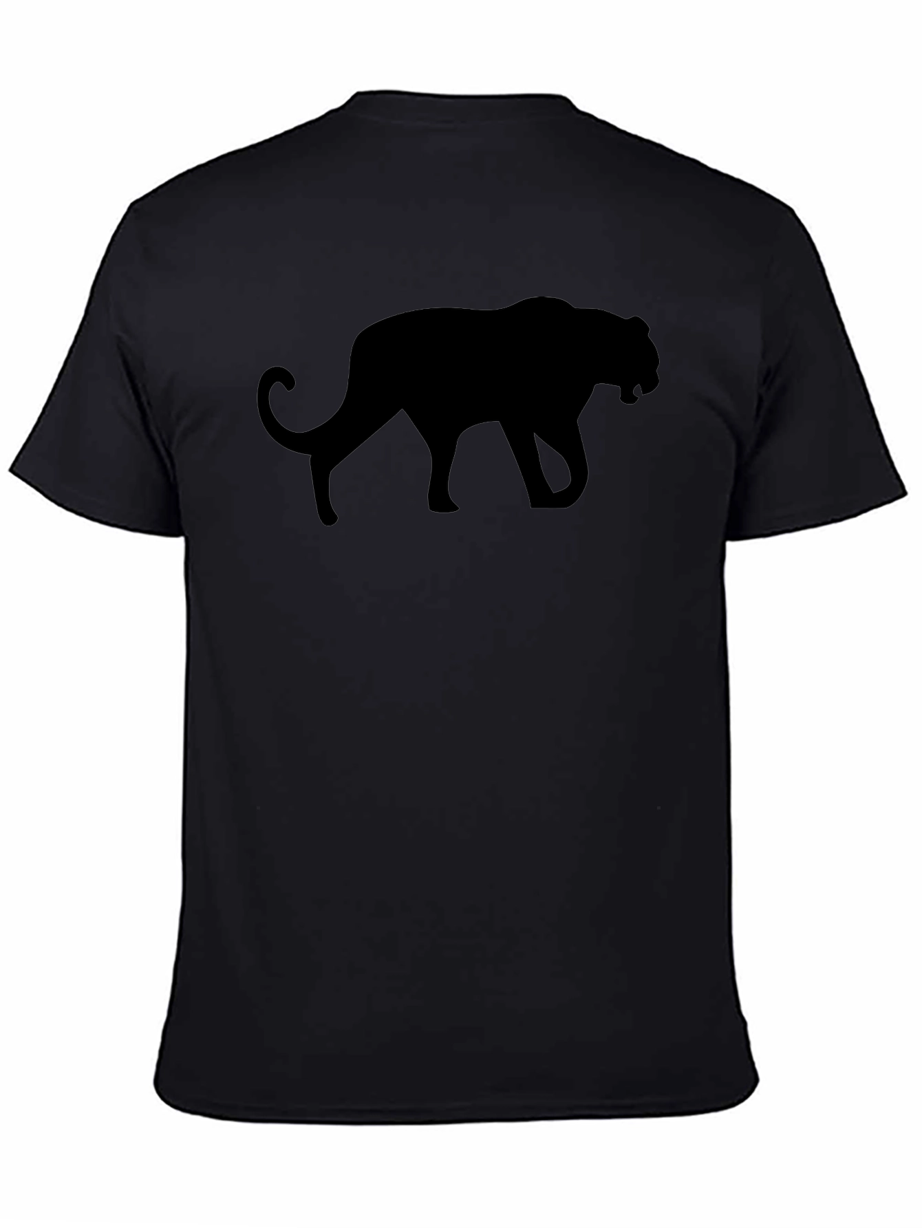 Black Panther Silhouette Graphic Tee - Mens