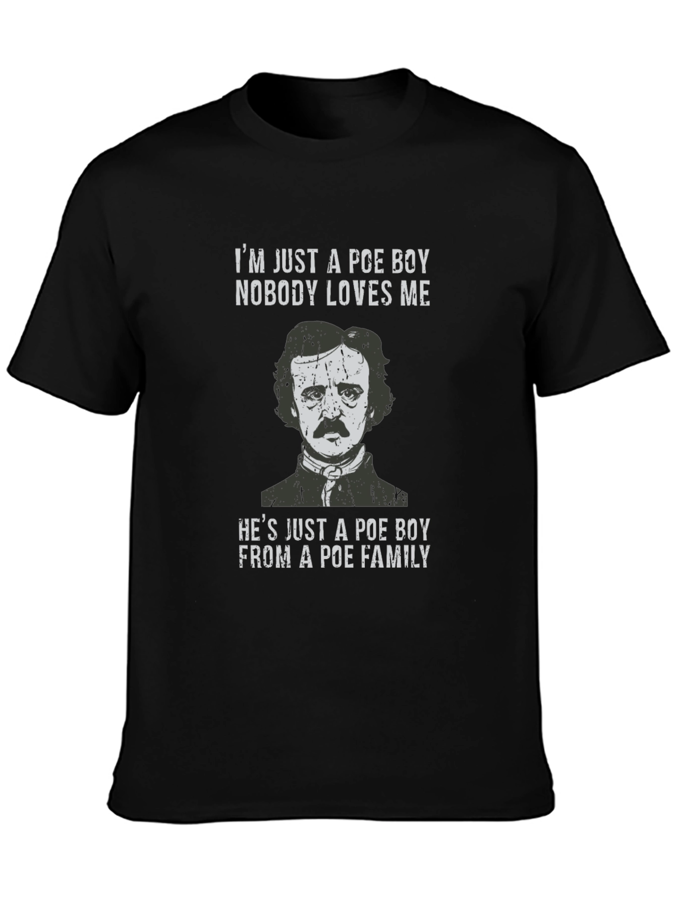 Edgar Allan Poe T-Shirt - Poe Boy Design