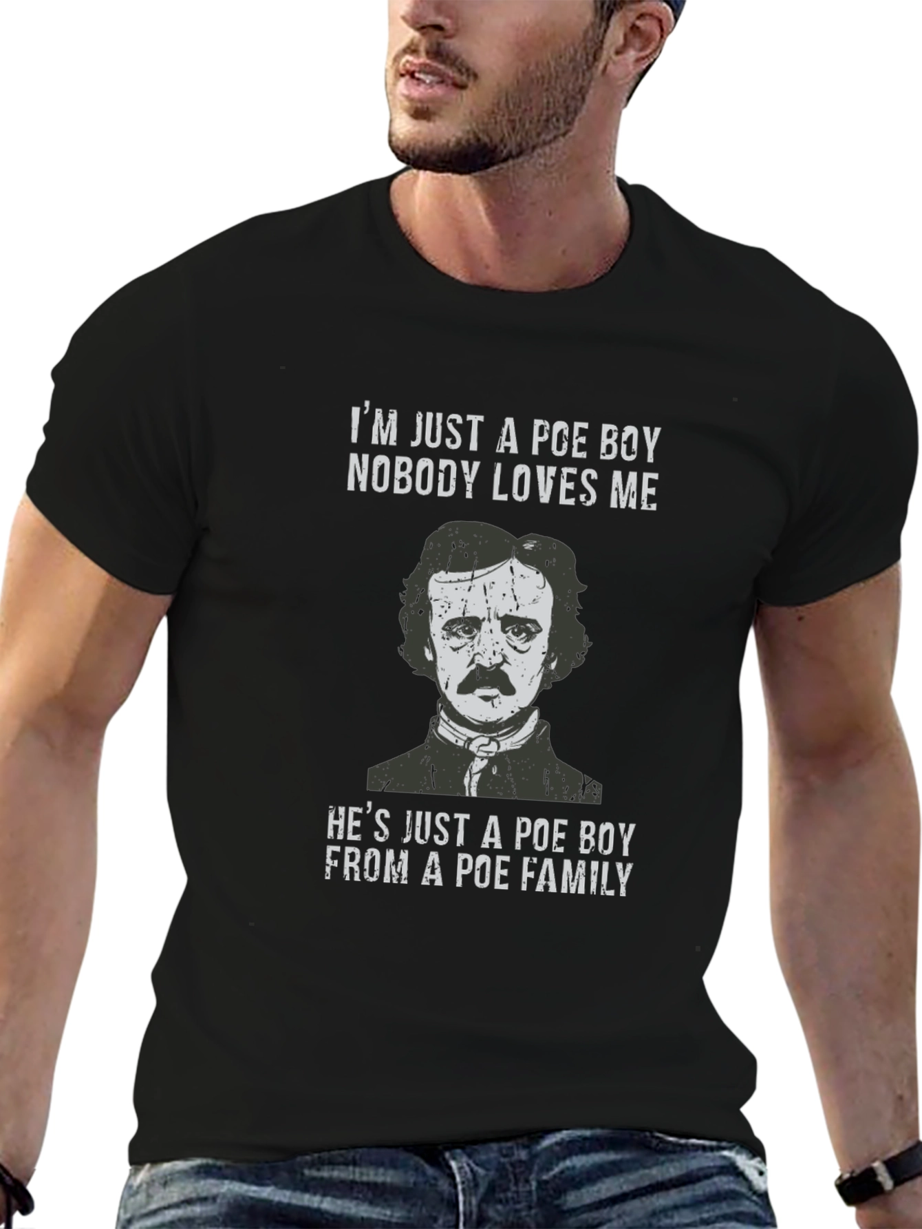 Edgar Allan Poe T-Shirt - Poe Boy Design