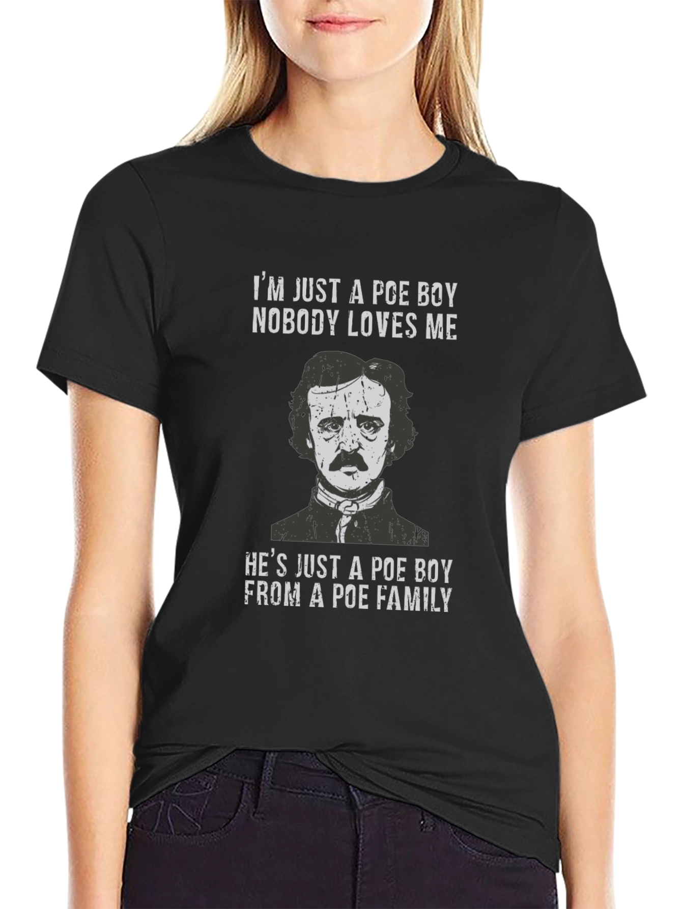 Edgar Allan Poe T-Shirt - Poe Boy Design