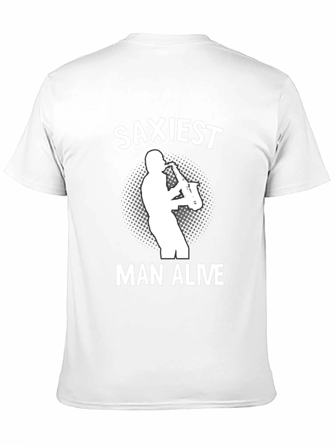 Saxiest Man Alive Black T-Shirt