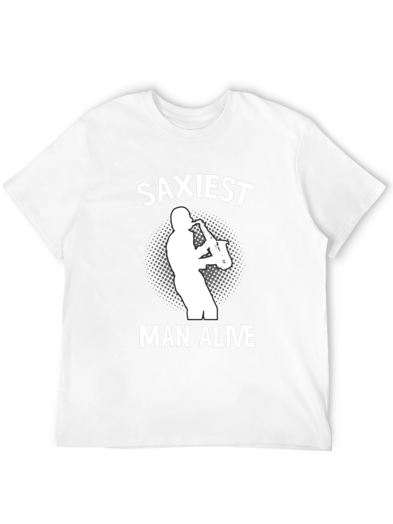 Saxiest Man Alive Black T-Shirt