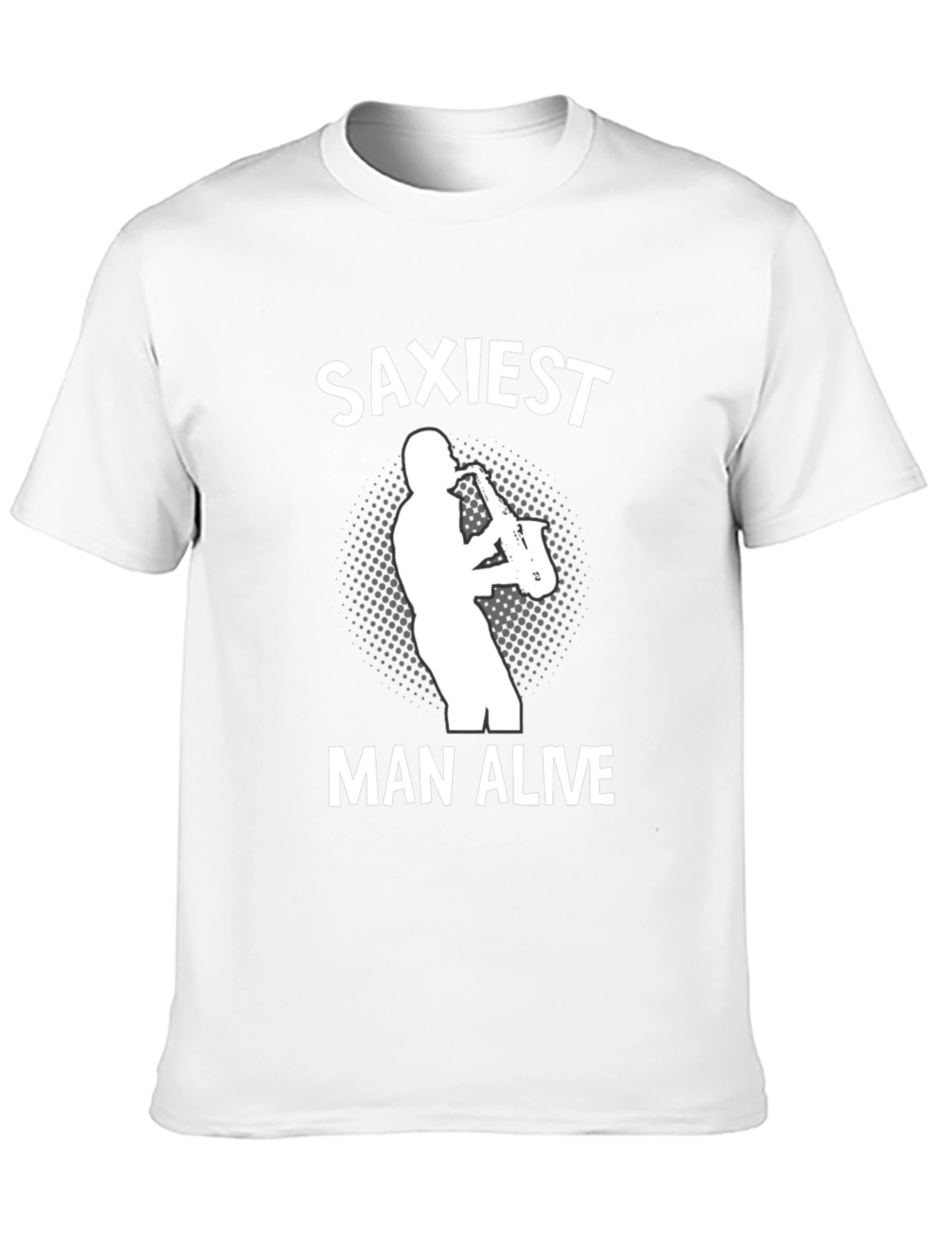 Saxiest Man Alive Black T-Shirt