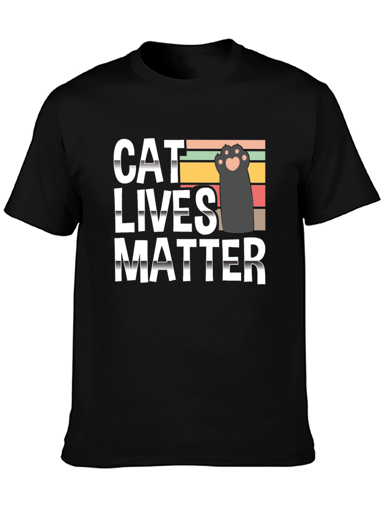 Cat Lives Matter T-Shirt Novelty Tee