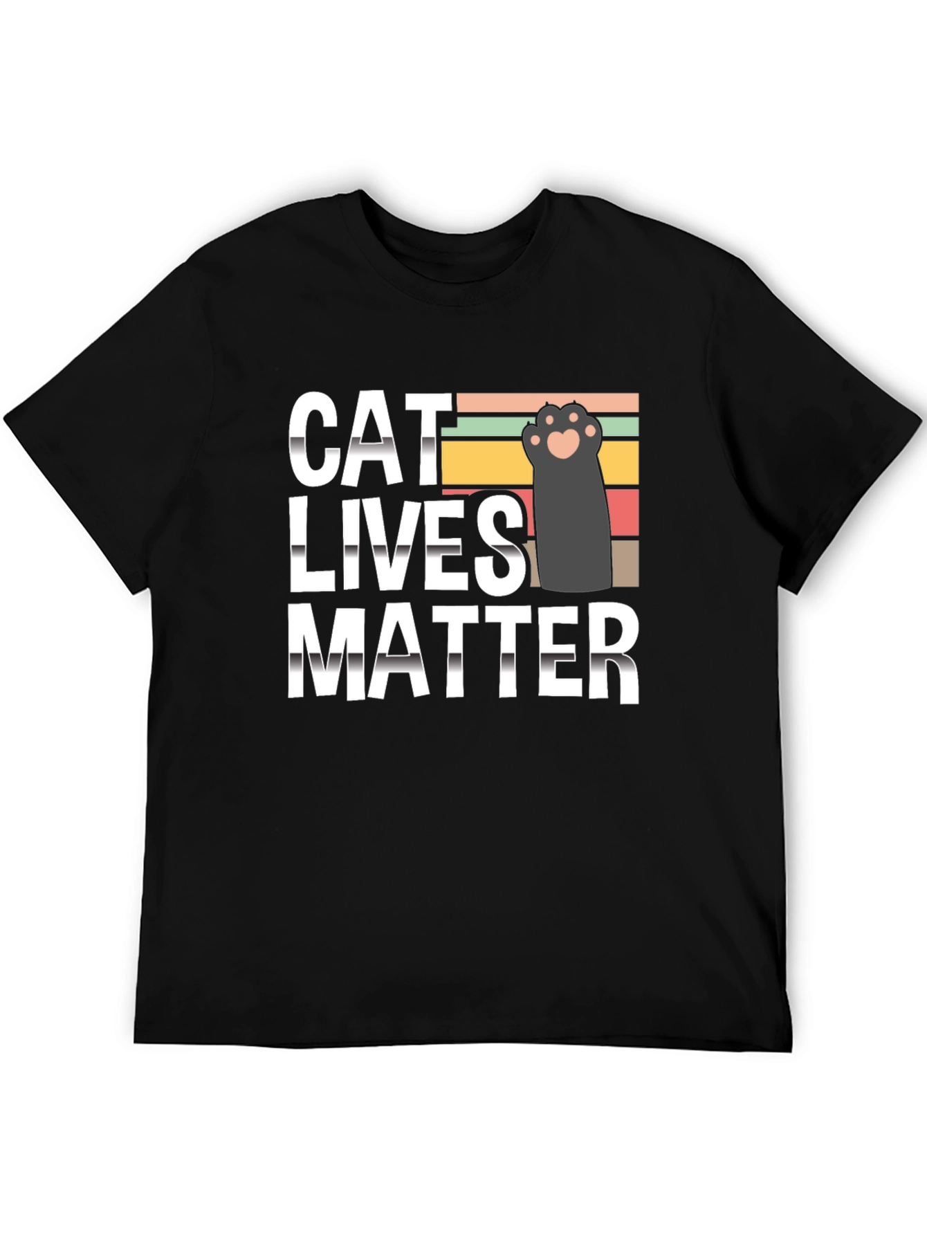 Cat Lives Matter T-Shirt Novelty Tee