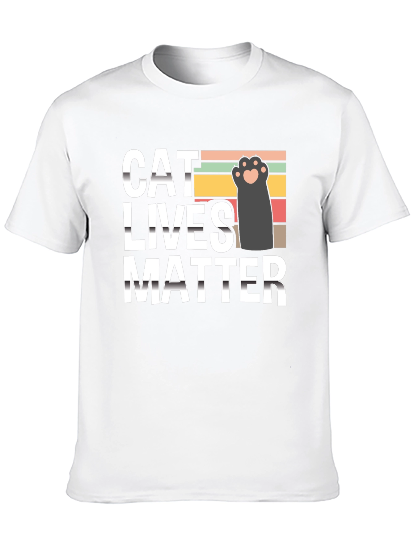 Cat Lives Matter T-Shirt Novelty Tee