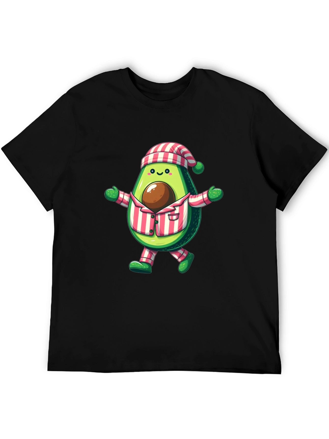 Avocado Pajama T-Shirt - Funny Cartoon Tee