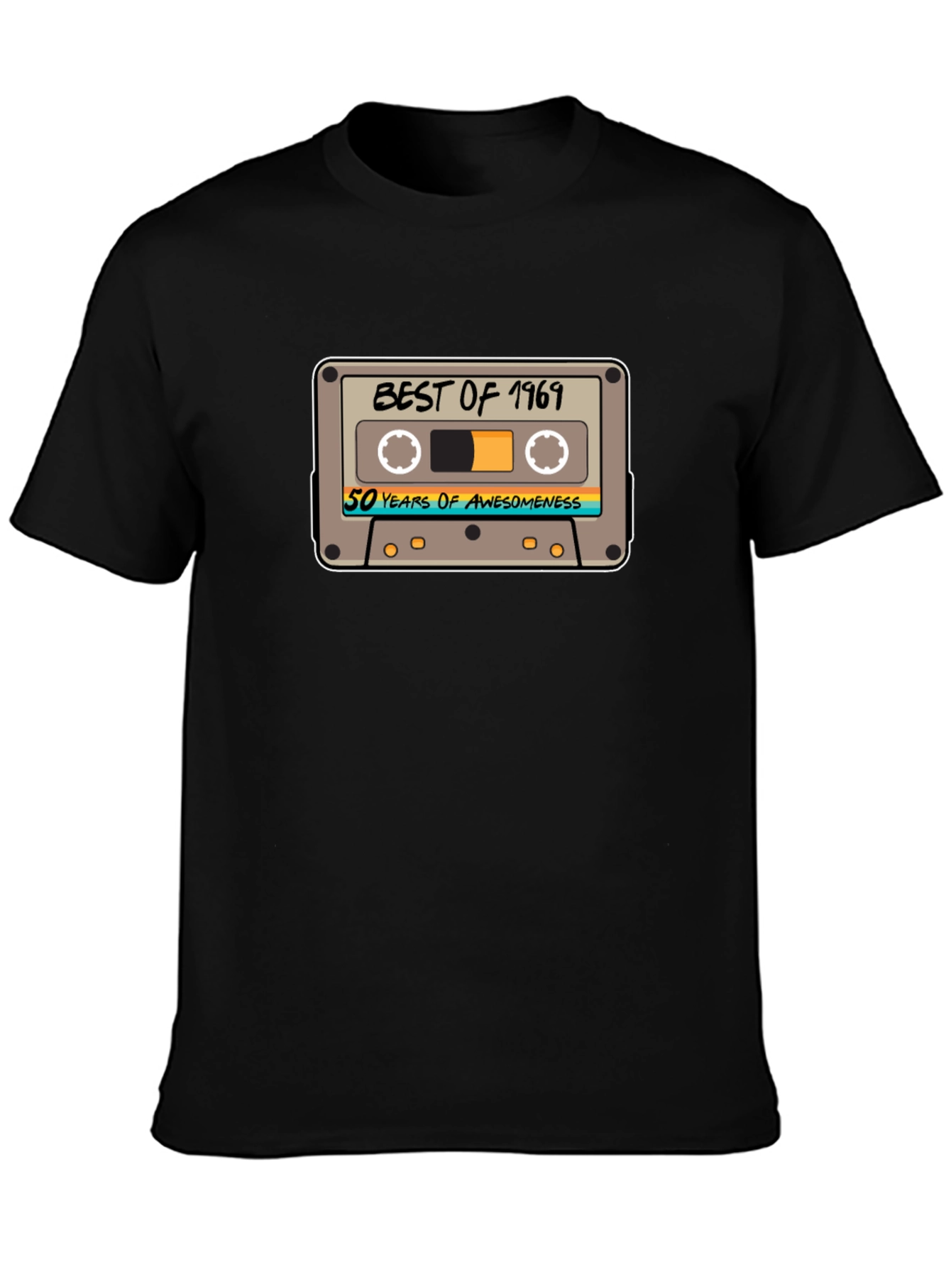 Best of 1969 50 Years Awesome Cassette Tape T-Shirt
