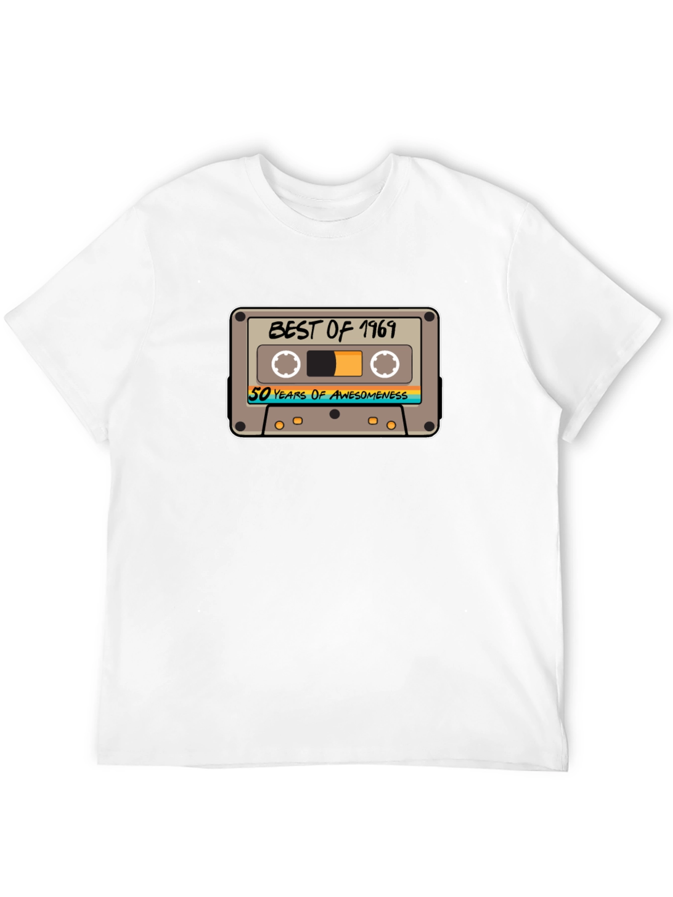 Best of 1969 50 Years Awesome Cassette Tape T-Shirt