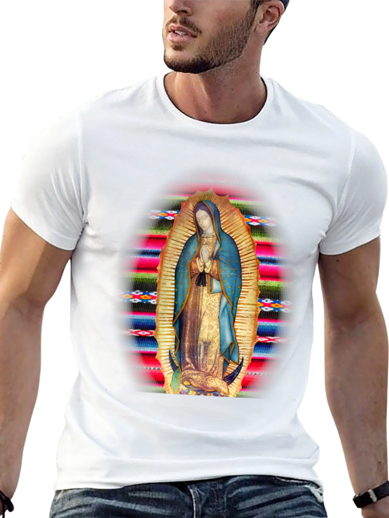 Our Lady of Guadalupe T-Shirt - Soft Cotton Blend