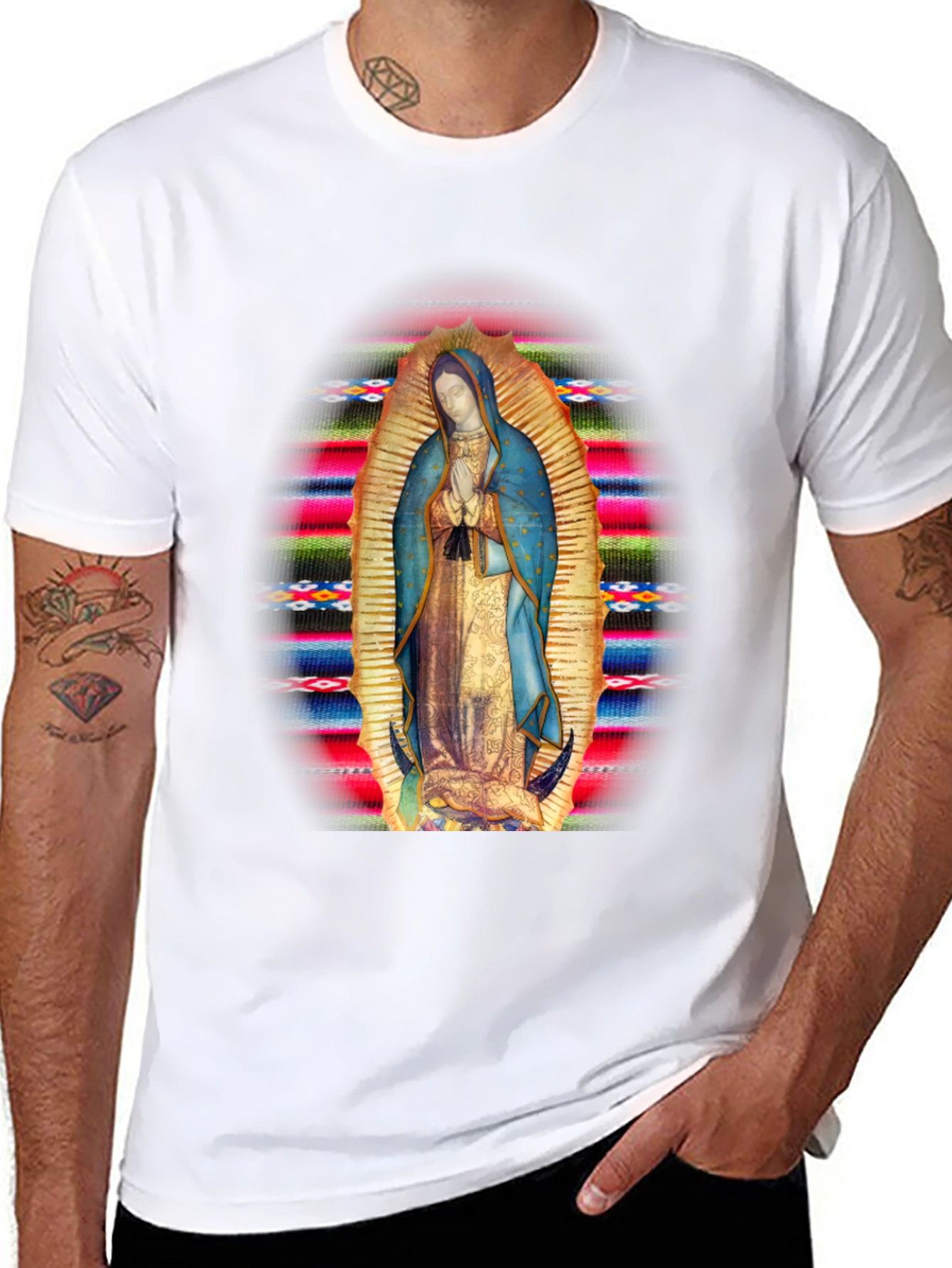 Our Lady of Guadalupe T-Shirt - Soft Cotton Blend